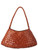 Borsa Dragon Diffusion Rosanna Mini in pelle intrecciata marrone