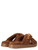 Sandalo Inuikii Woven in cotone color cognac con pietre