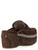 Zoccolo Mou Clog Overstitching in suede marrone 