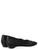 Ballerina Pons Quintana Lucy in pelle intrecciata nera