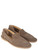 Mocassino Castañer Litos in camoscio color tortora