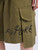 Bermuda Comme des Garçons Shirt in cotone khaki