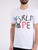 T-Shirt Comme des Garçons Shirt World Hope in cotone bianca
