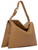 Borsa Orciani Trinity Soft Midi in pelle biscotto