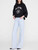 Felpa Anine Bing Miles Collegiate in cotone nero vintage
