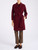Cappotto 'S Max Mara Arona in lana color bordeaux