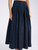 Gonna 'S Max Mara Smmromina in taffetà blu 