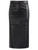 Gonna 'S Max Mara Smmcrisma in jersey spalmato nero