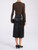 Gonna 'S Max Mara Smmcrisma in jersey spalmato nero