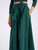 Gonna Weekend Max Mara Wkdalpaca in taffetà verde