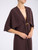 Abito Max Mara Studio Msepanno in cady color prugna