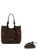 Borsa Gianni Chiarini Dua Piccola in camoscio color moka