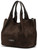 Borsa Gianni Chiarini Dua Media in camoscio color moka