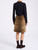 Minigonna Max Mara Studio Mstfalance in velluto animalier