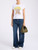 T-Shirt Ganni Baby Fit in cotone bianca