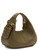 Borsa Ganni Hobo Mini in pelle verde