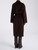 Cappotto Elisabetta Franchi in lana color cioccolato