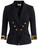 Giacca Elisabetta Franchi in crêpe stretch nero