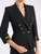 Giacca Elisabetta Franchi in crêpe stretch nero