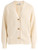 Cardigan Elisabetta Franchi in maglia color burro con bottoni