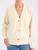 Cardigan Elisabetta Franchi in maglia color burro con bottoni