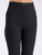 Pantalone trumpet Elisabetta Franchi in crêpe nero