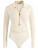 Body Elisabetta Franchi in viscosa color burro