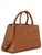 Borsa Tote Elisabetta Franchi in similpelle color sigaro