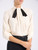 Blusa Elisabetta Franchi in in georgette color burro