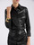 Camicia Elisabetta Franchi in similpelle nera
