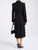 Cappotto Elisabetta Franchi in crêpe nero