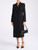 Cappotto Elisabetta Franchi in crêpe nero