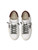 Sneaker Philippe Model Prsx in pelle bianca, bordeaux e grigia 