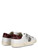Sneaker Philippe Model Prsx in pelle bianca, bordeaux e grigia 