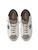 Sneaker Philippe Model Prsx in pelle bianca con glitter argento