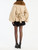 Giacca Rotate con collo in ecopelliccia beige