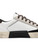Sneaker Crime London Distressed in pelle bianca e marrone