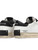 Sneaker Crime London Distressed 2.0 in pelle bianca e nera