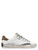 Sneaker Crime London Deconstructed in pelle bianca e beige 