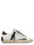 Sneaker Crime London Sk8 Deluxe in pelle bianca, marrone e antracite