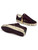Sneaker Crime London Sk8 Deluxe in glitter bordeaux