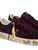 Sneaker Crime London Sk8 Deluxe in glitter bordeaux