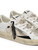 Sneaker Crime London Sk8 Deluxe in pelle bianca e platino