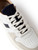 Sneaker D.A.T.E. Court 2.0 Vintage in pelle bianca, marrone e blu