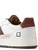 Sneaker D.A.T.E. Court 2.0 Vintage in pelle bianca e bordeaux