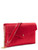 Borsa Elisabetta Franchi in velluto stampa cocco rosso