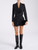 Giacca crop Elisabetta Franchi in lana nera