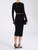 Top Elisabetta Franchi in maglia snake nera