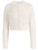 Cardigan Elisabetta Franchi in fleece bianco