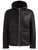 Giacca shearling Dondup in pelle color cioccolato